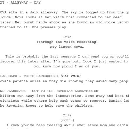 Screenplays