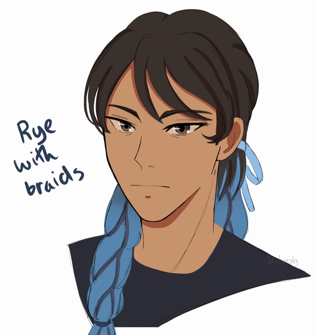 Rye with braids